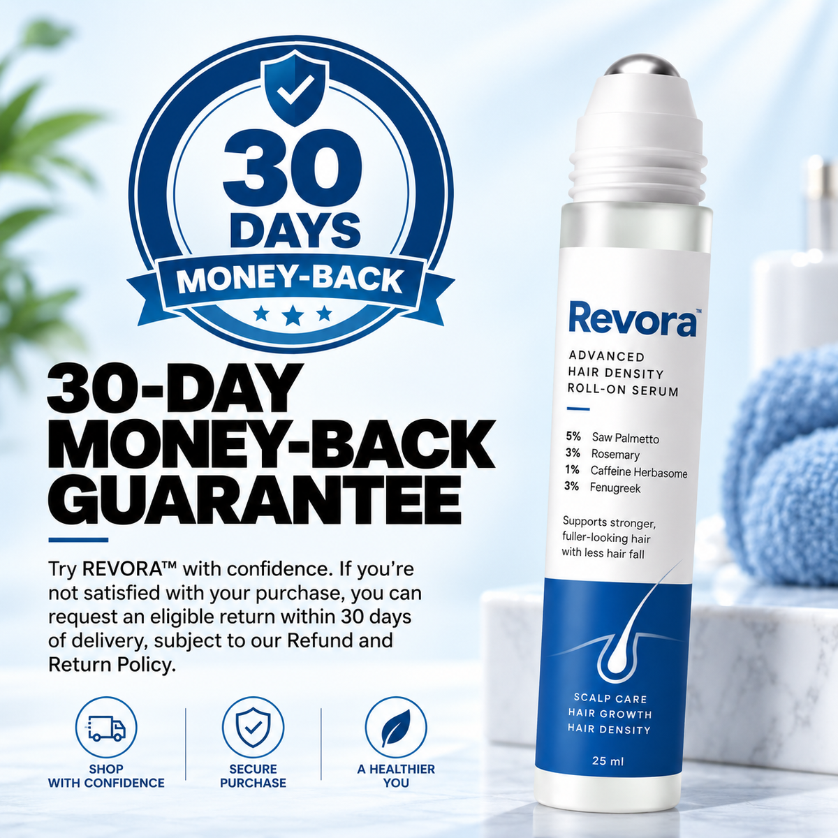 Revora Advanced Hair Density Roll-On Serum